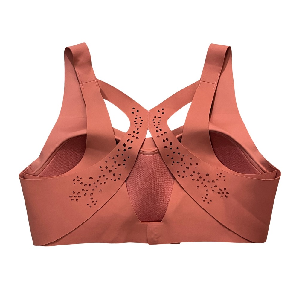 Victoria Sport Angel Max Sports Bra Women 34B Coral Racerback High Impact Yoga - Picture 3 of 11